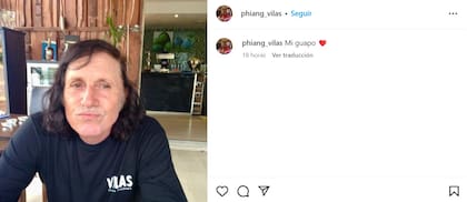 El posteo de la esposa de Guillermo Vilas que despertó admiración