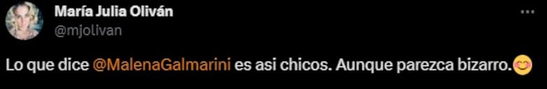 Malena Galmarini habló sobre su polémico gesto en la mesa de Mirtha Legrand 2 el posteo de maria julia olivan en el que le WVUT3OIQCJCVXPEL5FVOMMD7JM
