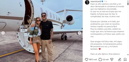 El posteo de Mauro Icardi en redes sociales
