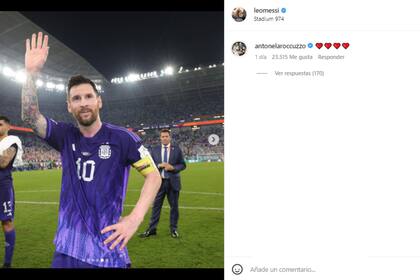 El posteo de Messi tras el triunfo argentino (Foto: Instagram @liomessi)