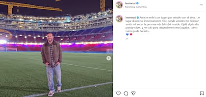 Qué dijo Lionel Messi de su posible regreso a Barcelona - LA NACION