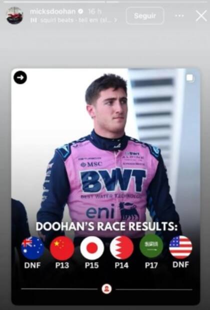 El posteo de Mick Doohan sobre su hijo