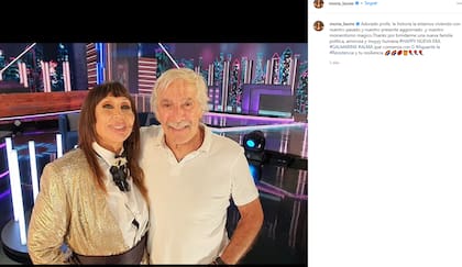 El posteo de Moria Casán celebrando su amor con Fernando Galmarini