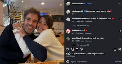 El posteo de Nicolás Cabré en Instagram