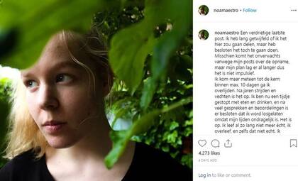 El posteo de Noa en Instagram