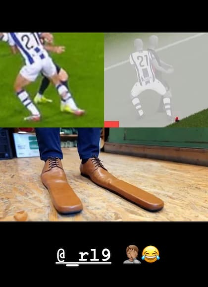El posteo de Rafinha para mofarse del gol de Lewandowski anulado por el VAR, por una supuesta posición adelantada del polaco