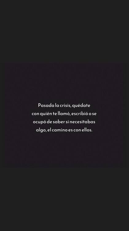 El posteo de Silvina Escudero