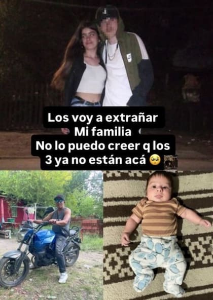 El posteo de un familiar de los Alegre en redes sociales