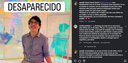 El posteo de uno de los allegados del joven brasileño de 35 años, que murió tras ingresar al Hospital Ramos Mejía