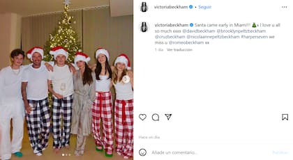 El posteo de Victoria Beckham por la Navidad