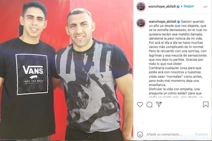 El posteo de Wanchope a un año de la muerte de su hermano