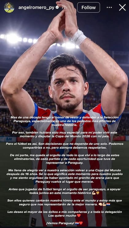 El posteo del jugador de Boca en redes sociales