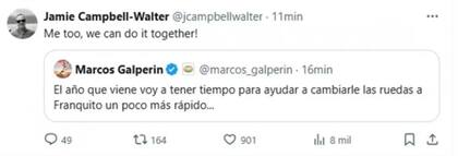 El posteo del manager de Colapinto que después borró