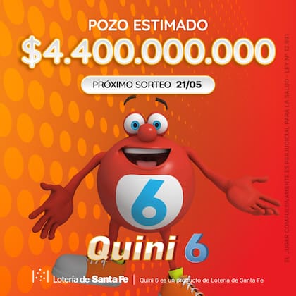 El posteo del Quini 6 por el sorteo de hoy