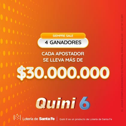 El posteo del Quini 6