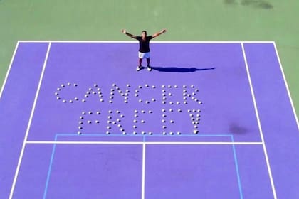 El posteo del tenista venezolano Roberto Maytín, el 13 de agosto pasado, cuando anunció que había superado el cáncer testicular y que proyectaba regresar al tour este año.