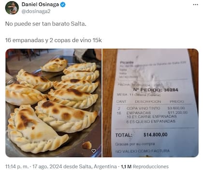 El posteo del usuario que se volvió viral