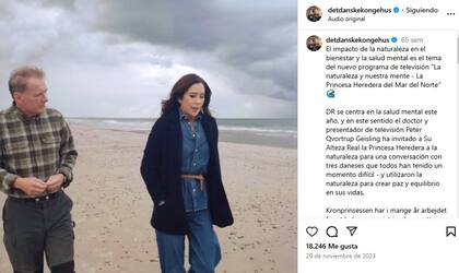 El posteo donde la reina María habló acerca de la salud mental y la importancia de poder prestar atención a los síntomas de ciertos trastornos