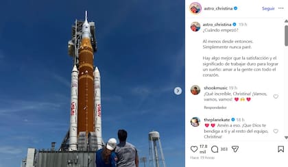 El posteo emotivo de la astronauta estadounidense