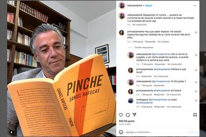 El posteo en Instagram del juez y flamante escritor de ficción Daniel Rafecas