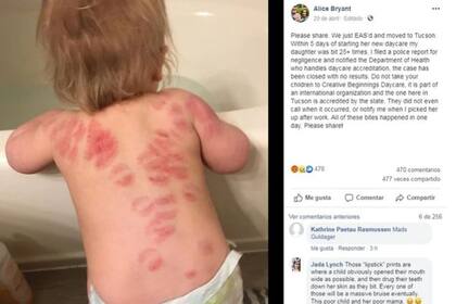 El posteo en las redes sociales que compartió la mujer