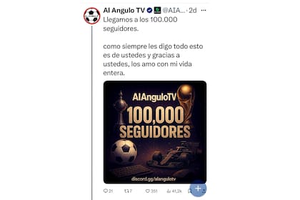 El posteo en redes del detenido