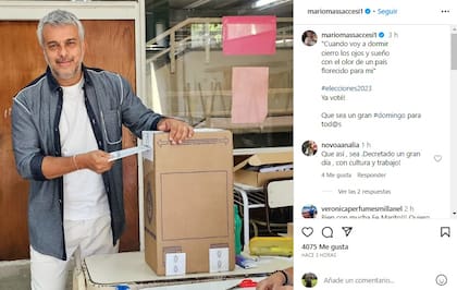 El posteo esperanzador de Mario Massaccesi