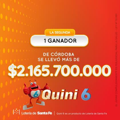 El posteo por el ganador del Quini 6