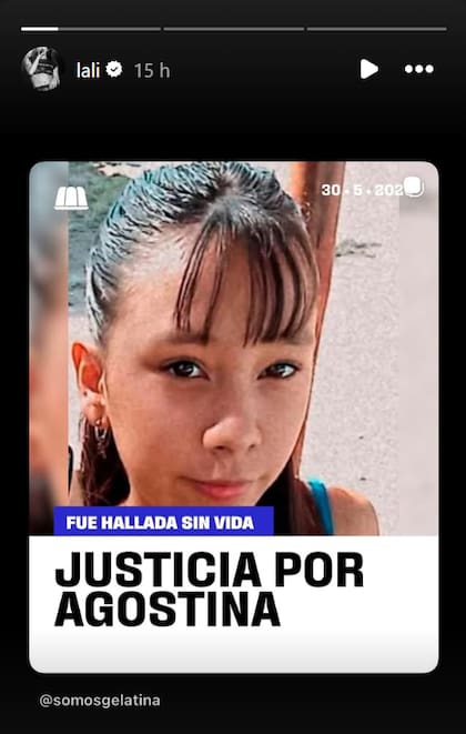 El posteo que compartió Lali