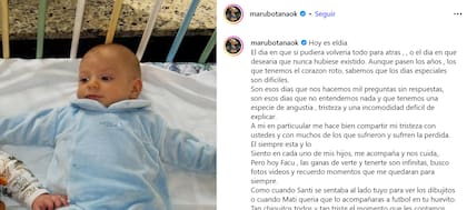 El posteo que Maru Botana hizo en 2025 al cumplirse otro aniversario de la muerte de Facundo