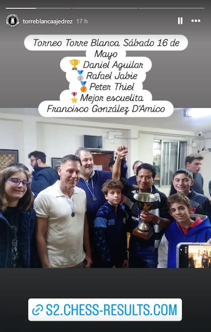 El posteo que subió el Club Torre Blanca