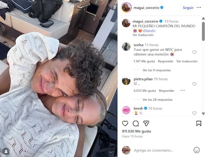 El posteo romántico de Magui Corceiro