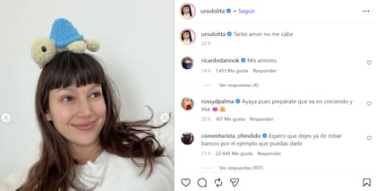 El posteo tierno de Úrsula Corberó y la respuesta de Ricardo Darín