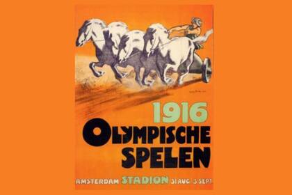 El poster de Berlin 1916, del Juego Olímpico que jamás se realizó