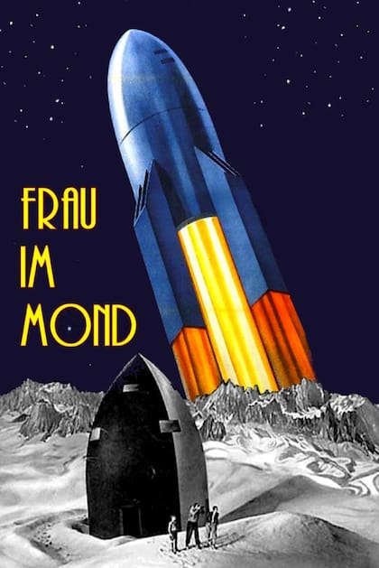 El poster del film La mujer en la Luna