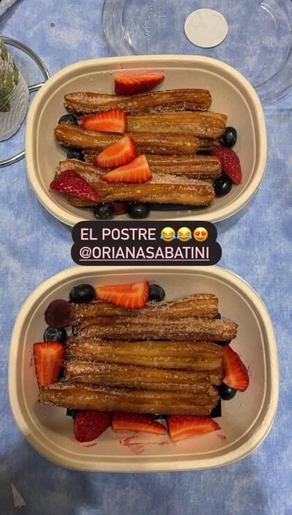 El postre que comieron Eugenia y Oriana