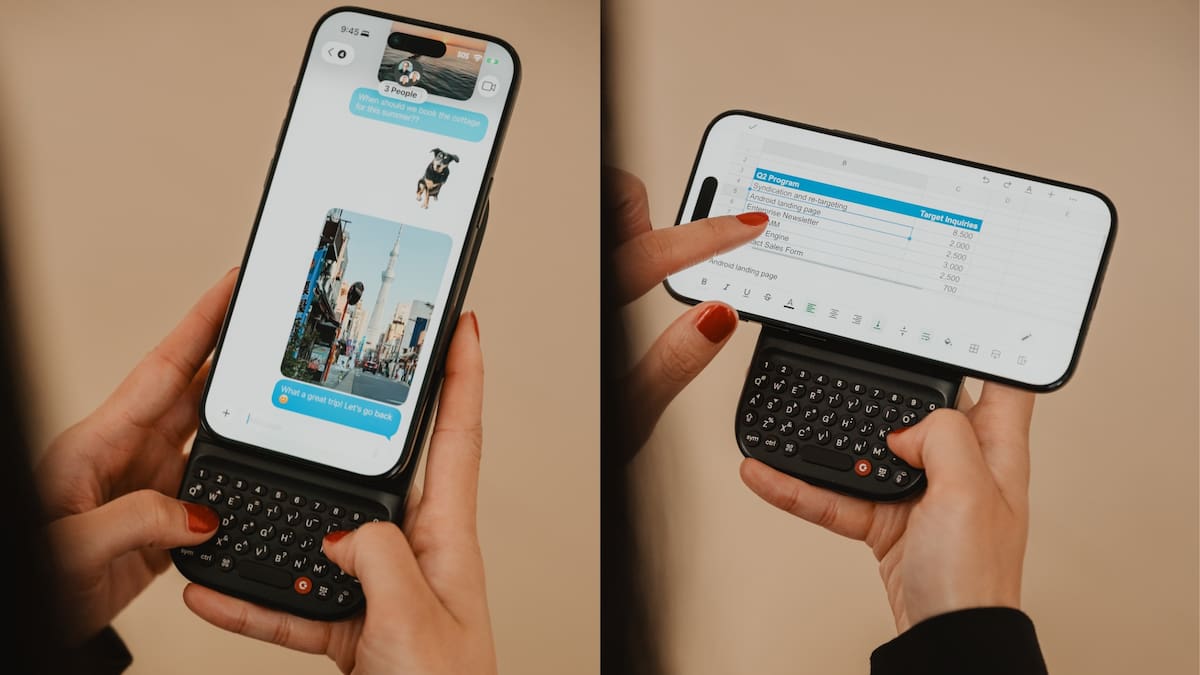 Teclado Bluetooth universal y smartphone de nicho, los nuevos productos de los creadores de BlackBerry