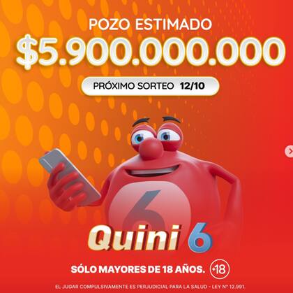 El pozo del Quini 6 del domingo 12 de octubre