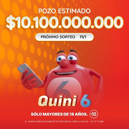 El pozo del Quini 6 este domingo 11 de enero