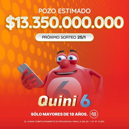 El pozo del Quini 6 este domingo 25 de enero