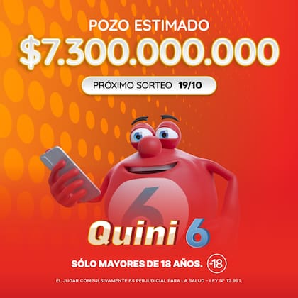 El pozo estimado del Quini para el 19 de octubre