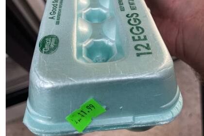 El precio del huevo en los supermercados de Estados Unidos