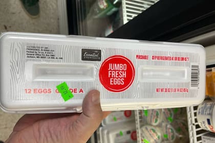 El precio del huevo en los supermercados de Estados Unidos