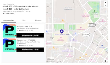 El precio para obtener un boleto en alguno de los estadios del Mundial en EE.UU. aumenta de acuerdo al partido (JustPark)