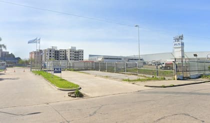 El predio de ALS donde se registró un robo a equipos de Arsat