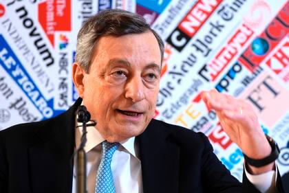 El premier italiano Mario Draghi (AP Foto/Domenico Stinellis)