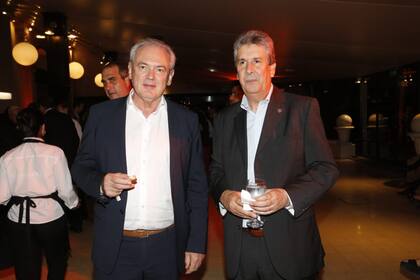 El diputado nacional Atilio Benedetti y José Martins, presidente de la Bolsa de Cereales de Buenos Aires