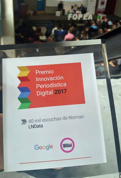 El premio Google-Fopea que recibió LA NACION Data