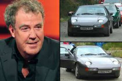 El presentador de Top Gear y uno de los autos de la polémica