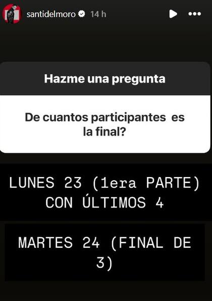 El presentador televisivo se refirió al final del certamen